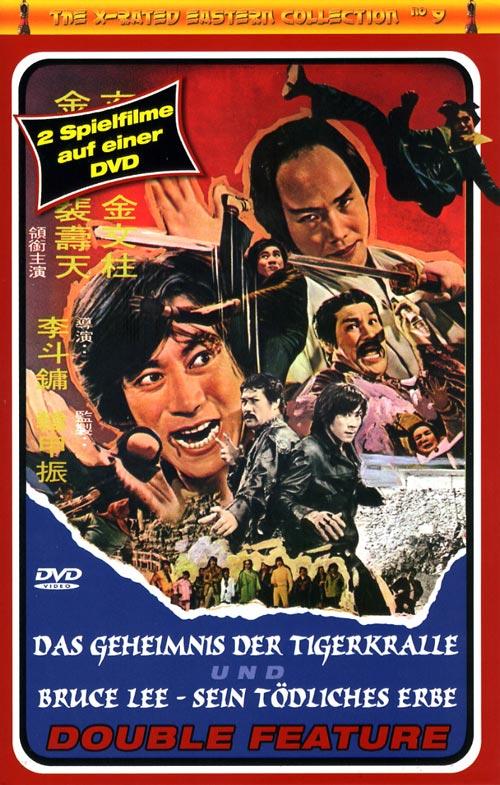 DVD Cover: Das Geheimnis der Tigerkralle & Bruce Lee - Sein tdliches Erbe - Double Feature - The X-Rated Eastern Collection No. 9