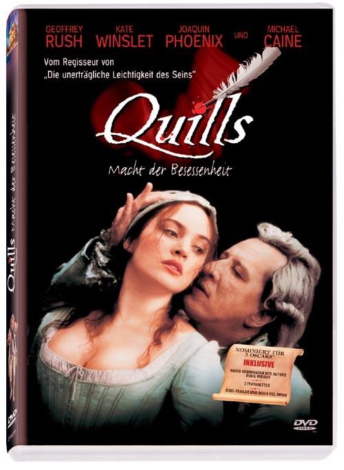 DVD Cover: Quills - Macht der Besessenheit