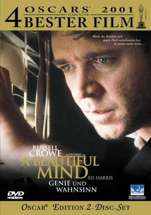 DVD Cover: A Beautiful Mind - Genie und Wahnsinn - Oscar Edition - Neuauflage