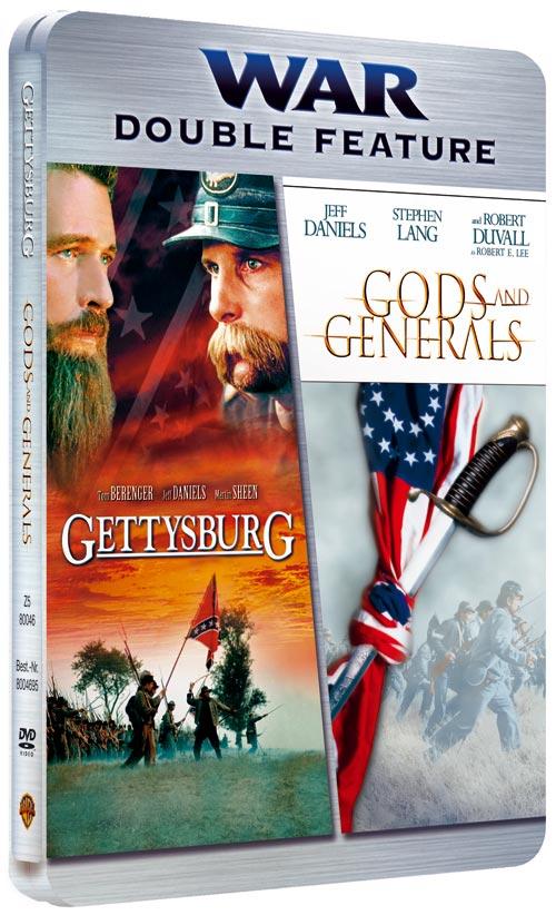 DVD Cover: Double Feature: Gods and Generals / Gettysburg
