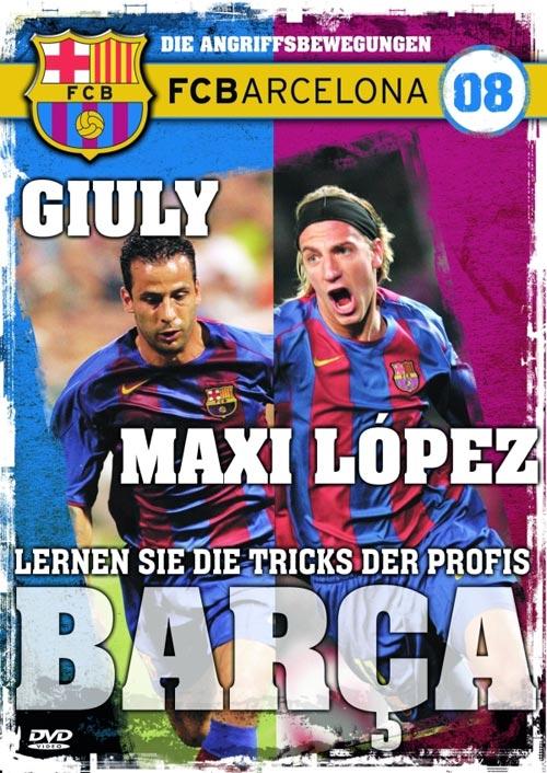 DVD Cover: FC Barcelona - Vol. 08: Die Angriffsbewegungen