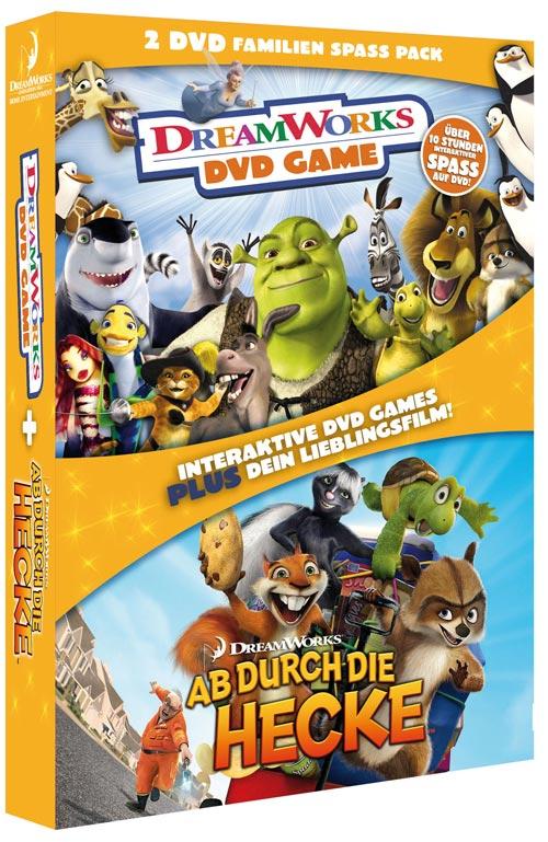 DVD Cover: Ab durch die Hecke - 2 DVD Familien Spass Pack