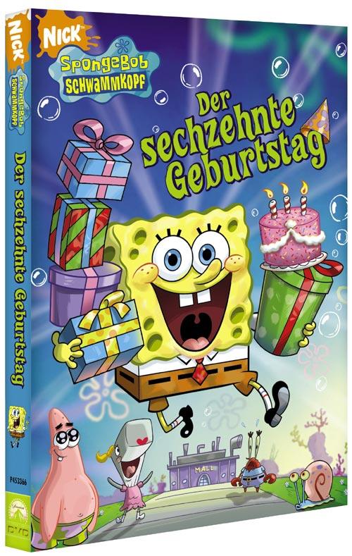 DVD Cover: SpongeBob Schwammkopf: Der sechzehnte Geburtstag