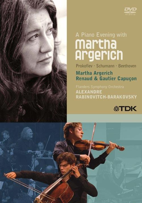 DVD Cover: A Piano Evening with Martha Argerich - Ein Klavierabend mit Martha Argerich