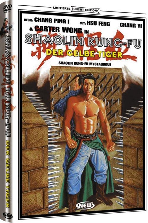 DVD Cover: Shaolin Kung-Fu - Der gelbe Tiger - Limitierte Uncut Edition