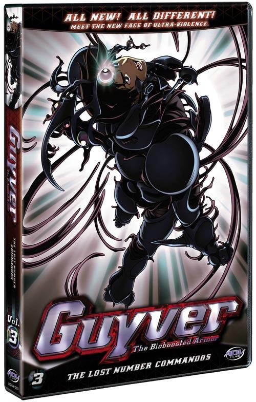 DVD Cover: Guyver - The Bioboosted Armor Volume 3: Das Lost Number-Kommando