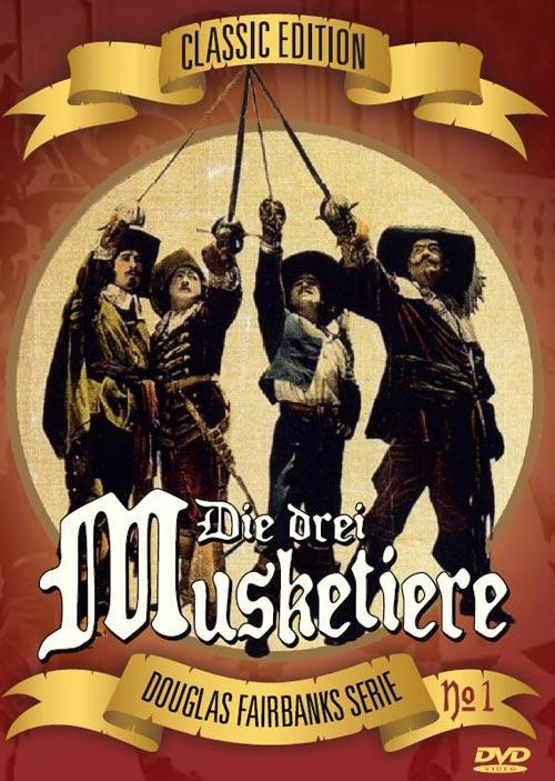 DVD Cover: Douglas Fairbanks Serie: Die drei Musketiere