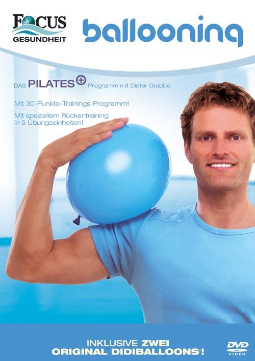 DVD Cover: Ballooning - Das Pilates Plus Programm mit Dieter Grabbe