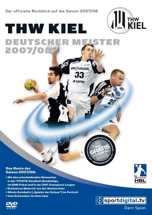 DVD Cover: THW Kiel - Bundesliga Highlights 2007/08