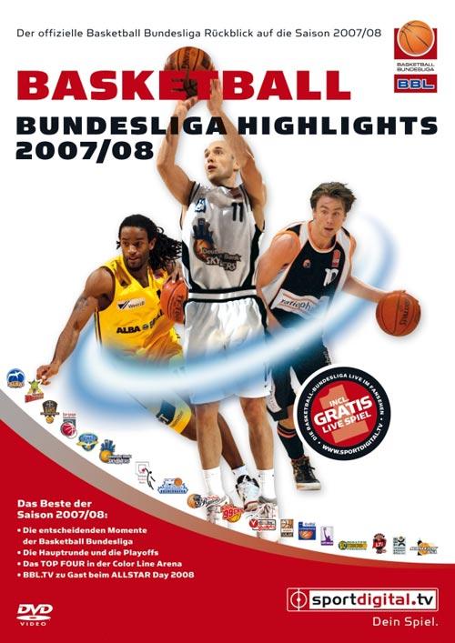 DVD Cover: Basketball Bundesliga - Highlights 2007/08