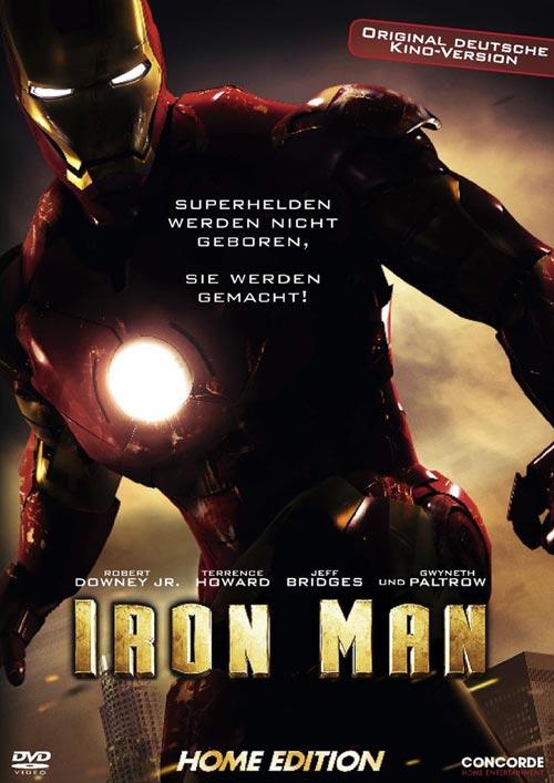DVD Cover: Iron Man - Home Edition - Original deutsche Kinofassung