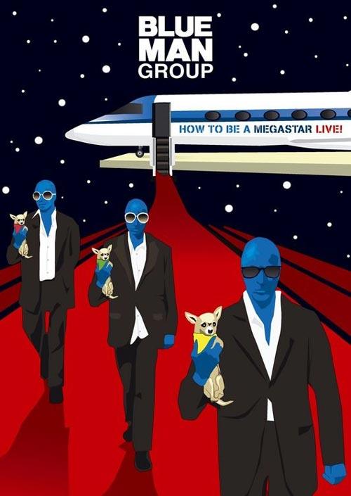 DVD Cover: Blue Man Group - How to Be a Megastar: Live