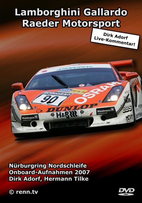 DVD Cover: renn.tv - Lamborghini Gallardo - Raeder Motorsport