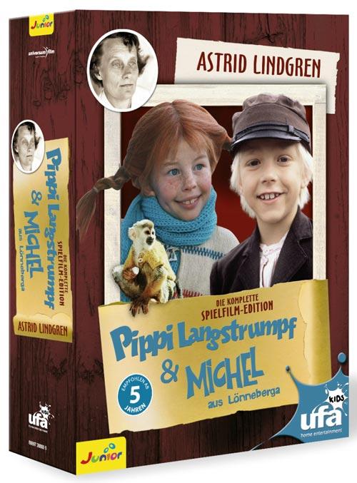 DVD Cover: Pippi Langstrumpf & Michel - Box