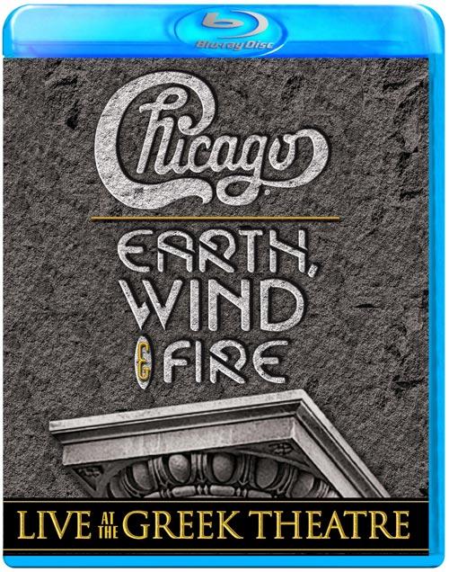 DVD Cover: Chicago and Earth, Wind and Fire - Live at the Greek Theatre