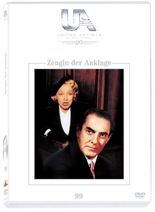 DVD Cover: 90 Jahre United Artists - Nr. 99 - Zeugin der Anklage