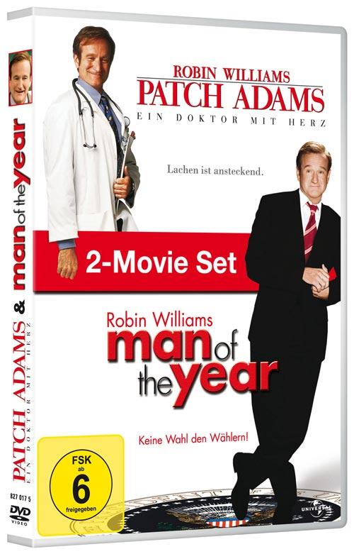 DVD Cover: 2-Movie Set: Patch Adams / Man of the Year