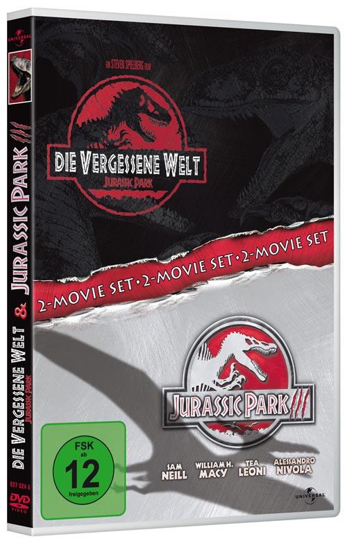 DVD Cover: 2-Movie Set: Die vergessene Welt - Jurassic Park / Jurassic Park 3