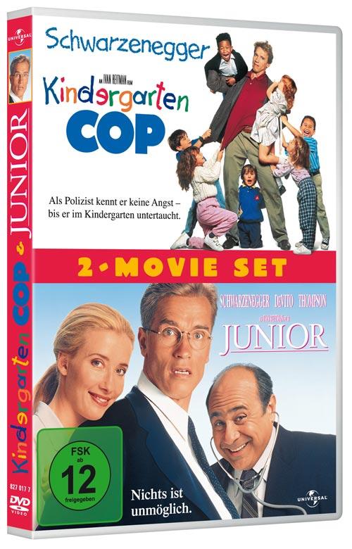 DVD Cover: 2-Movie Set: Kindergarten Cop / Junior
