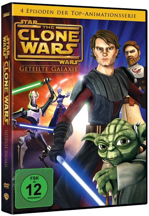 DVD Cover: Star Wars: The Clone Wars - Die Serie: Geteilte Galaxie