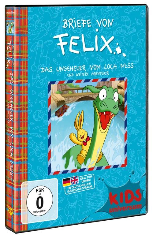 DVD Cover: Briefe von Felix - 9 - Das Ungeheuer vom Loch Ness und weitere Abenteuer