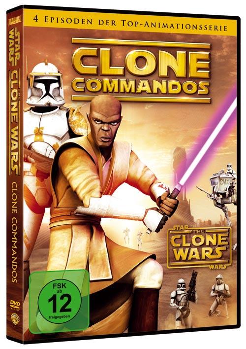 DVD Cover: Star Wars: The Clone Wars - Die Serie: Clone Commandos
