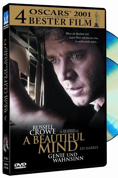 DVD Cover: A Beautiful Mind - Genie und Wahnsinn (Einzel-DVD)