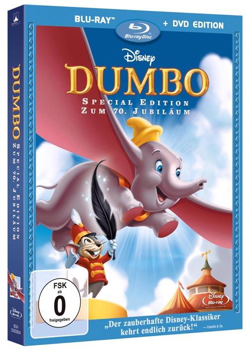 DVD Cover: Dumbo - Blu-ray + DVD Edition