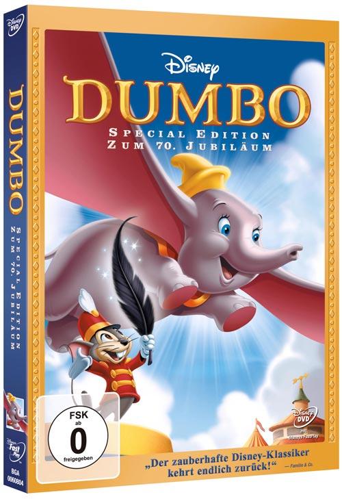 DVD Cover: Dumbo - Special Edition zum 70. Jubiläum
