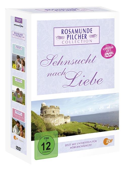 DVD Cover: Rosamunde Pilcher Collection 10 - Sehnsucht nach Liebe