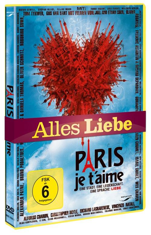 DVD Cover: Alles Liebe: Paris je t'aime
