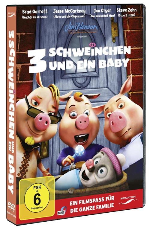 DVD Cover: 3 Schweinchen und ein Baby