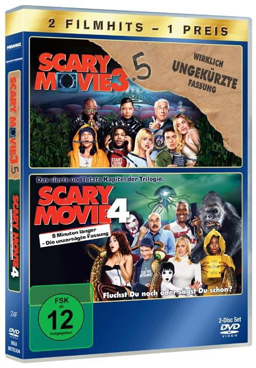 DVD Cover: 2 Filmhits - 1 Preis: Scary Movie 3.5 / Scary Movie 4