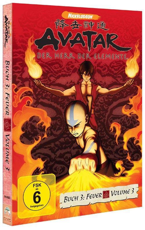 DVD Cover: Avatar - Buch 3: Feuer - Volume 3