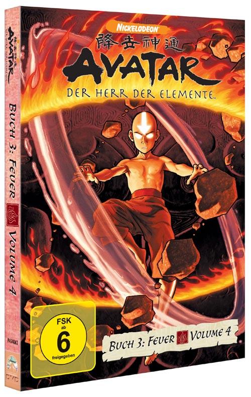 DVD Cover: Avatar - Buch 3: Feuer - Volume 4