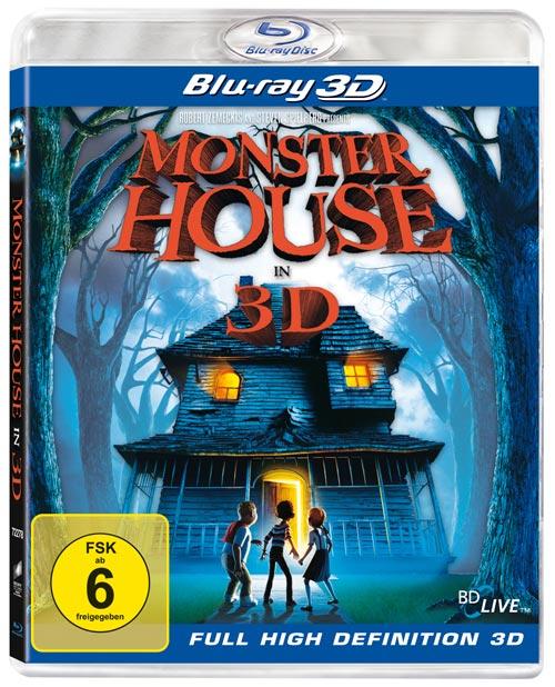 DVD Cover: Monster House - 3D