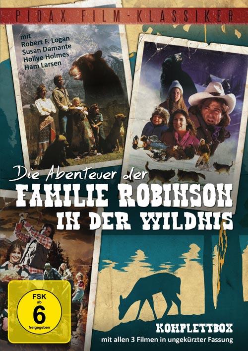 DVD Cover: Pidax Film-Klassiker: Die Abenteuer der Familie Robinson in der Wildnis