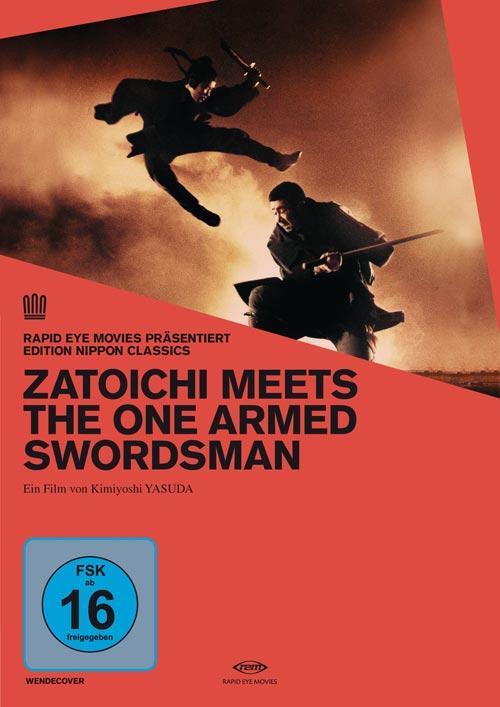DVD Cover: Zatoichi meets the One Armed Swordsman