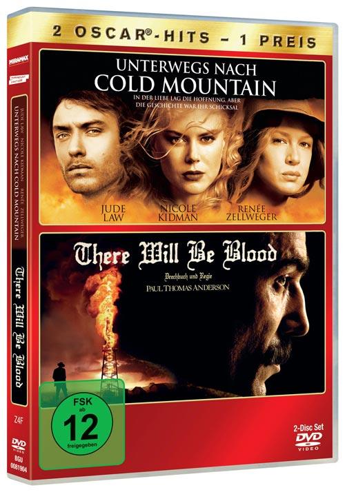 DVD Cover: 2 Oscar-Hits - 1 Preis: Unterwegs nach Cold Mountain / There Will Be Blood