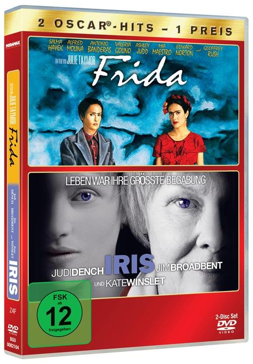 DVD Cover: 2 Oscar-Hits - 1 Preis: Iris / Frida