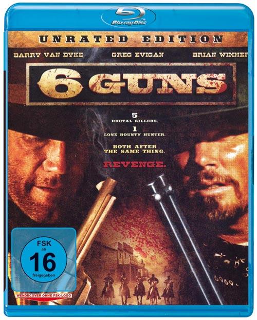 DVD Cover: 6 Guns - Unrated Edition