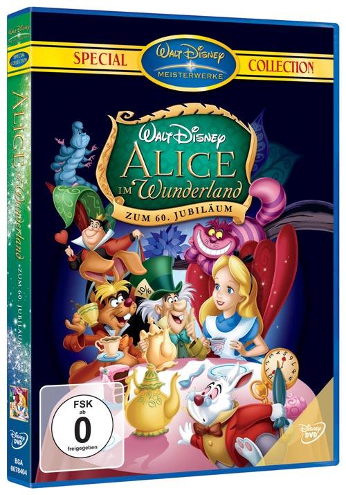 DVD Cover: Alice im Wunderland - Special Collection - zum 60. Jubilum
