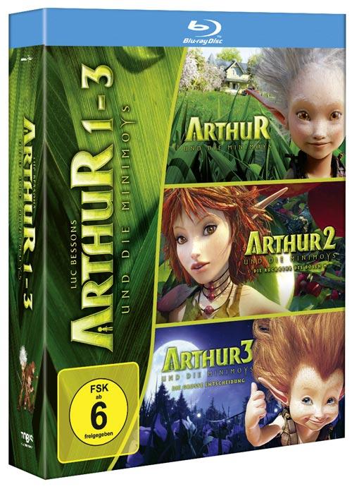 DVD Cover: Arthur und die Minimoys 1-3