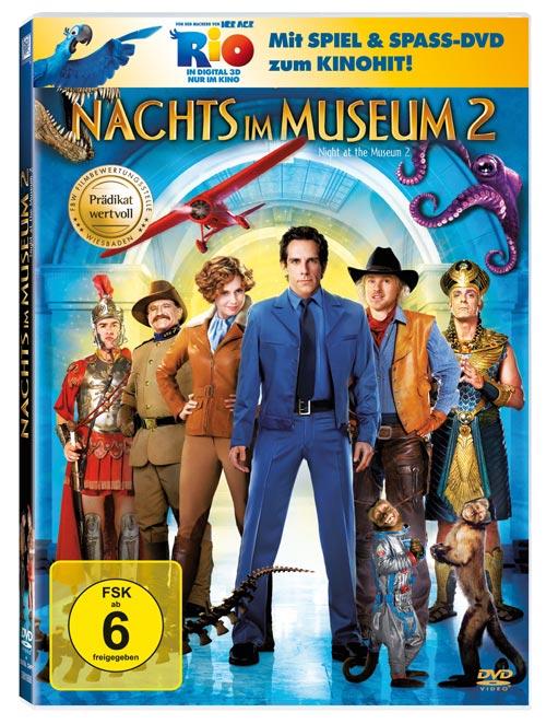 DVD Cover: Nachts im Museum 2 - RIO-Edition