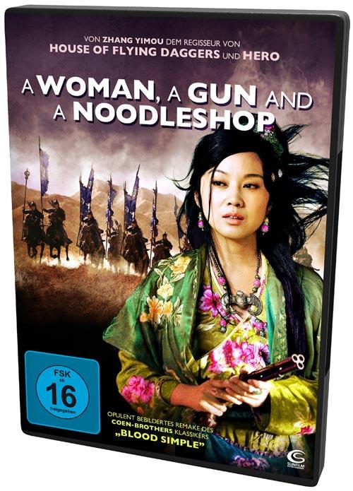 DVD Cover: A Woman, a Gun and a Noodleshop