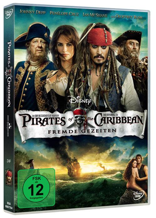 DVD Cover: Fluch der Karibik 4 - Fremde Gezeiten