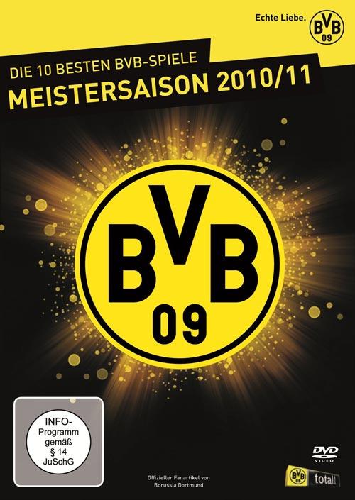 DVD Cover: Die 10 besten BVB-Spiele - Meistersaison 2010/2011 - BVB Borussia Dortmund