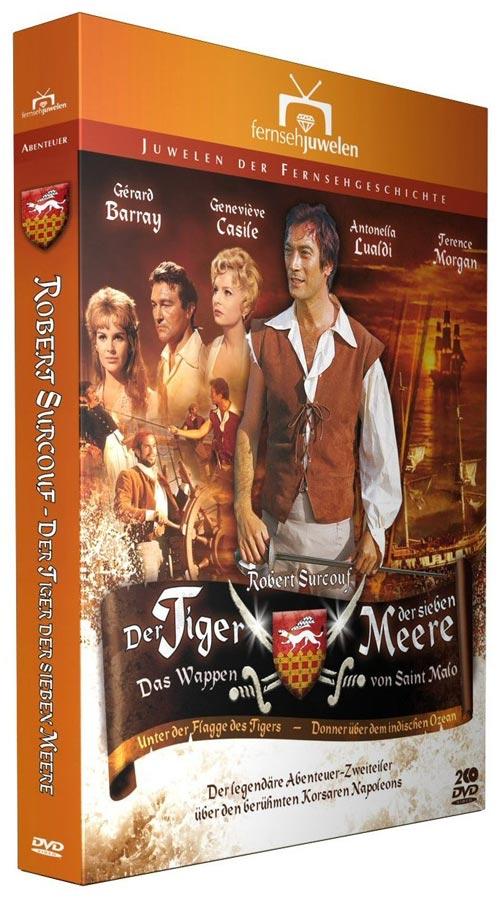 DVD Cover: Fernsehjuwelen: Der Tiger der sieben Meere - Das Wappen von Saint Malo