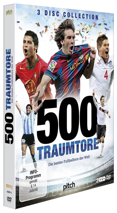 DVD Cover: 500 Traumtore - Die besten Fußballtore der Welt