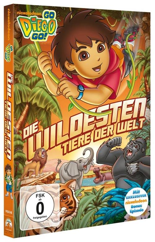 DVD Cover: Go Diego Go! - Die wildesten Tiere der Welt